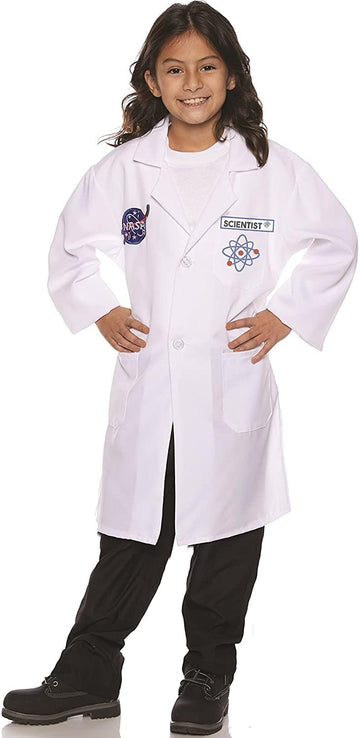 Rocket Scientist Child Costume Lab Coat, Large