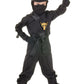 Ninja, Black Child Costume: Small