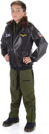 Air Force Flight Jacket Child Costume | Large