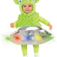 Light-Up Alien Ufo Plush Belly Babies Toddler Costume  Large (2-4T)