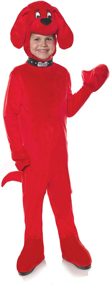 Underwraps Baby Children'S Clifford The Big Red Dog Costume Jumpsuit, Small (4-6)