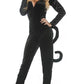 Women'S Black Cat Jumpsuit Costume S