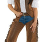 cowgirl chaps and Vest Womens costume  Medium