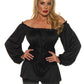 Black Renaissance Woman'S Costume Shirt | Large