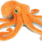 Real Planet Octopus Orange 19 Inch Realistic Soft Plush