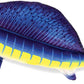 Real t decorative replica blade Fish Blue 35.5 Inch Realistic Soft Plush