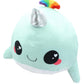 Glitter Galaxy 12-Inch Rainbow Spout Blue Narwhal Collectible Plush