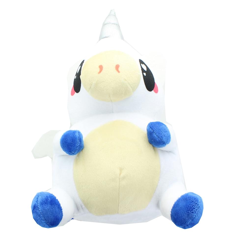 Glitter Galaxy 12-Inch Blue Hair White Unicow Collectible Plush