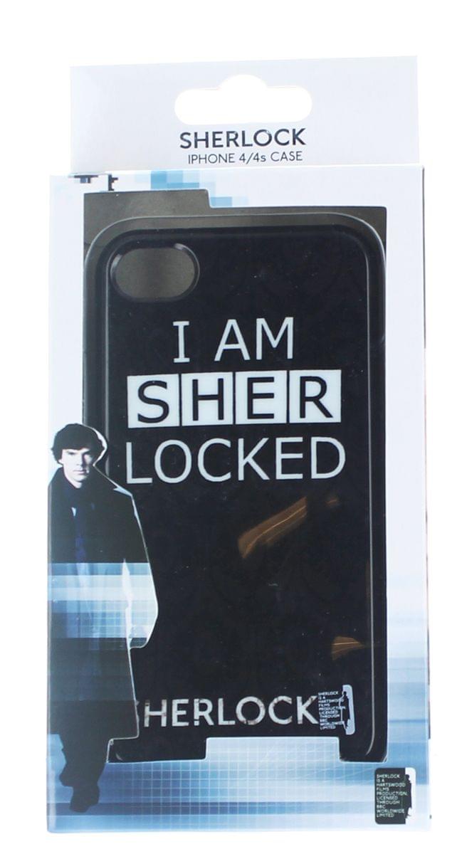 Sherlock Holmes Iphone 4 Hard Snap Case I Am Sher Locked