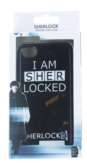 Sherlock Holmes Iphone 4 Hard Snap Case I Am Sher Locked