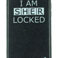 Sherlock Iphone 6 Hard Snap Case: I Am Sher Locked, Black