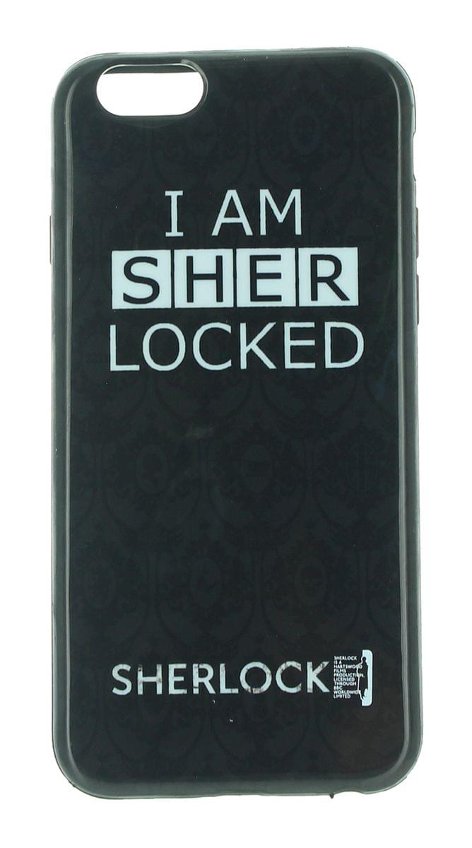 Sherlock Iphone 6 Hard Snap Case: I Am Sher Locked, Black