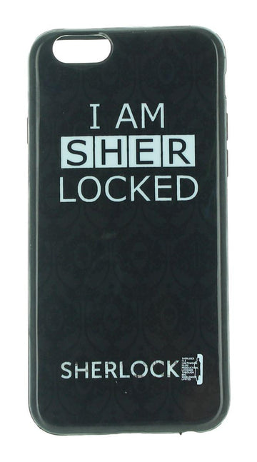 Sherlock Iphone 6 Hard Snap Case: I Am Sher Locked, Black
