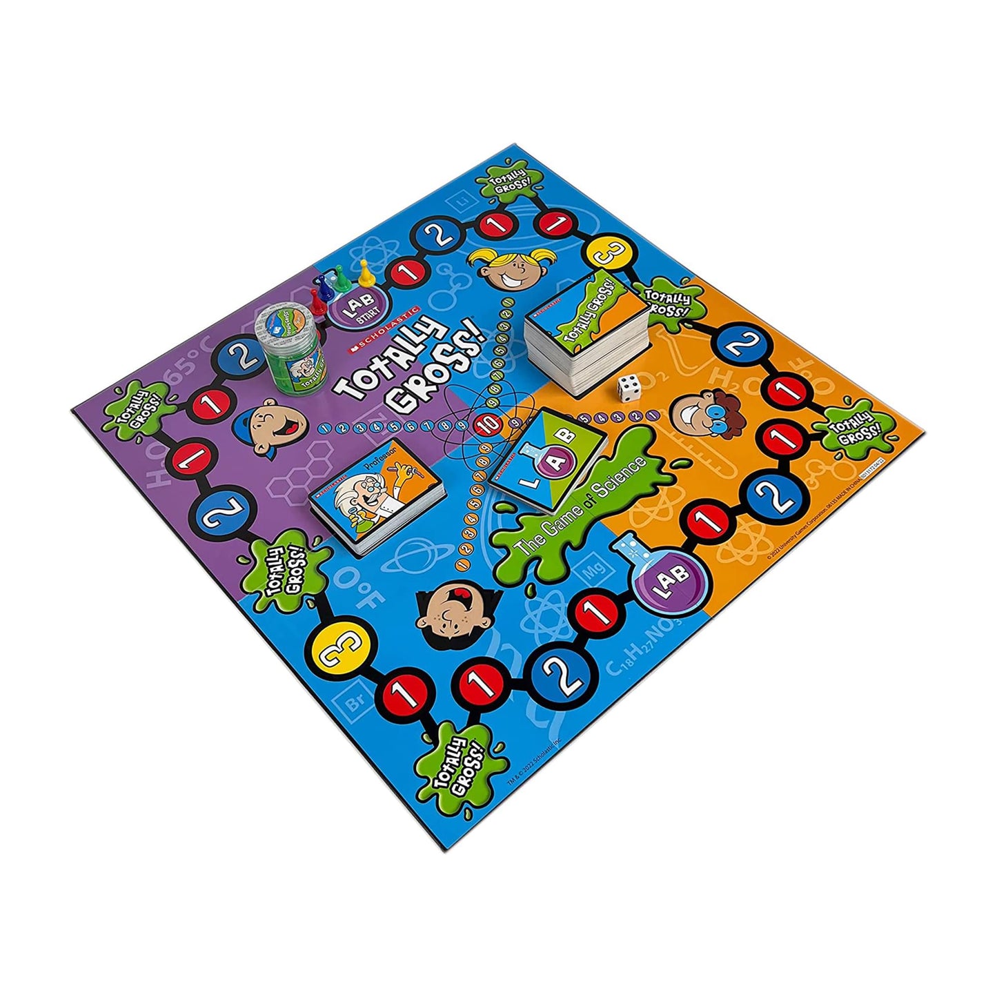 Scholastic Totally gross game of Science  2-4 Players