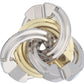Bepuzzled | Cyclone Hanayama Metal Brainteaser Puzzle Mensa Rated Level 5, For Ages 12 And Up