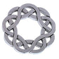 BePuzzled Coaster Hanayama Metal Brainteaser Puzzle, Mensa Rated Level 4, Chrome, Ages 12+ - Model 30844