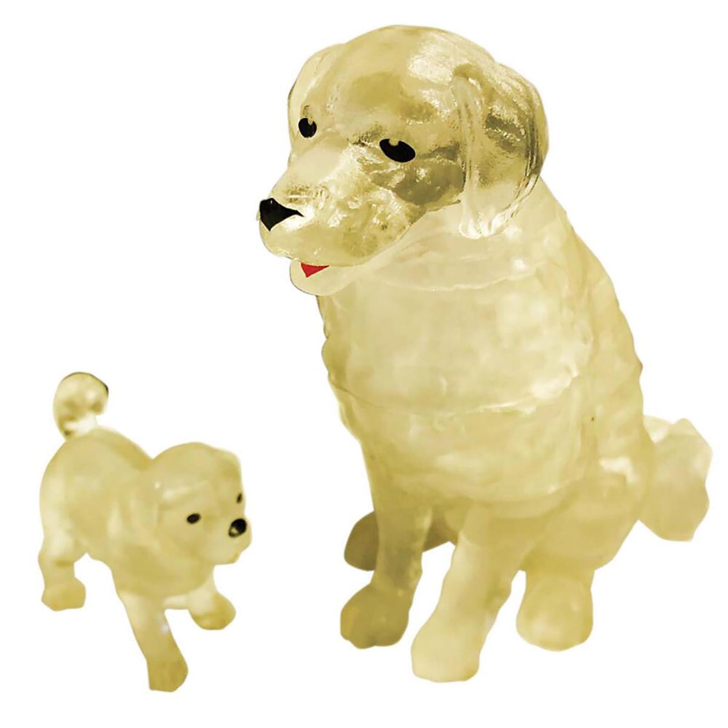 Dog and Puppy 47 Piece 3D Crystal Jigsaw Puzzle