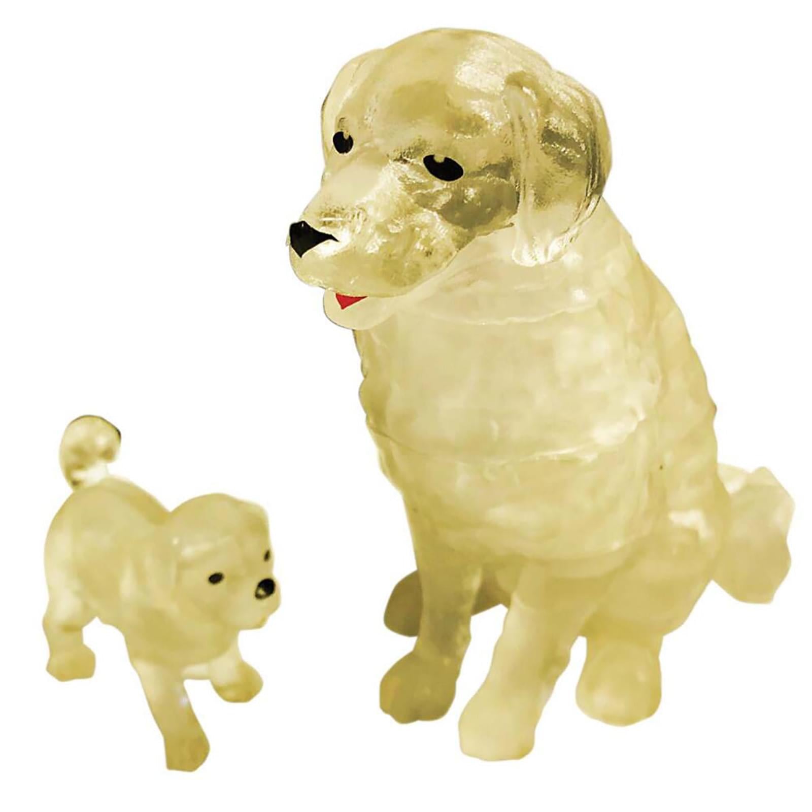Dog and Puppy 47 Piece 3D Crystal Jigsaw Puzzle