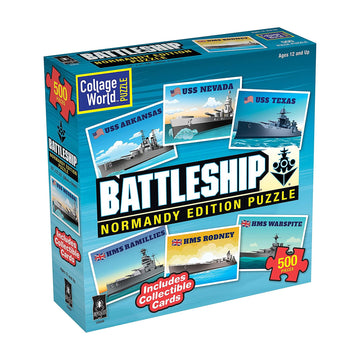 Battleship Normandy Edition 500 Piece Jigsaw Puzzle
