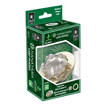 Bepuzzled |Planet Hanayama Cast Metal Brain Teaser Puzzle Level 4 Mensa-Rated Puzzles For Kids And Adults Ages 12 And Up