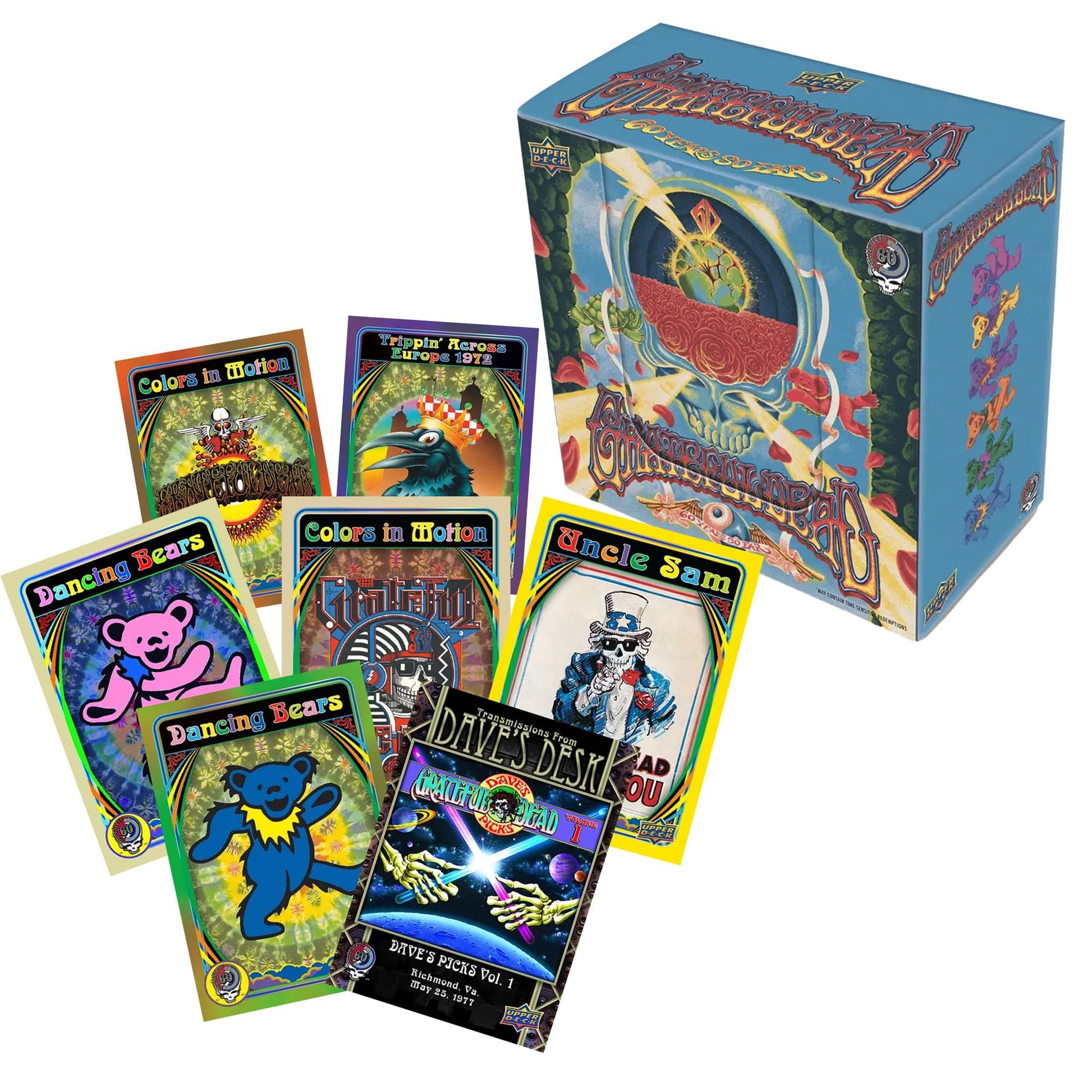 Grateful Dead 2025 Upper Deck Collectors Set | 55 Cards