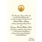 American Coin Treasures Official Ronald Reagan First Presidential Inauguration Invitation