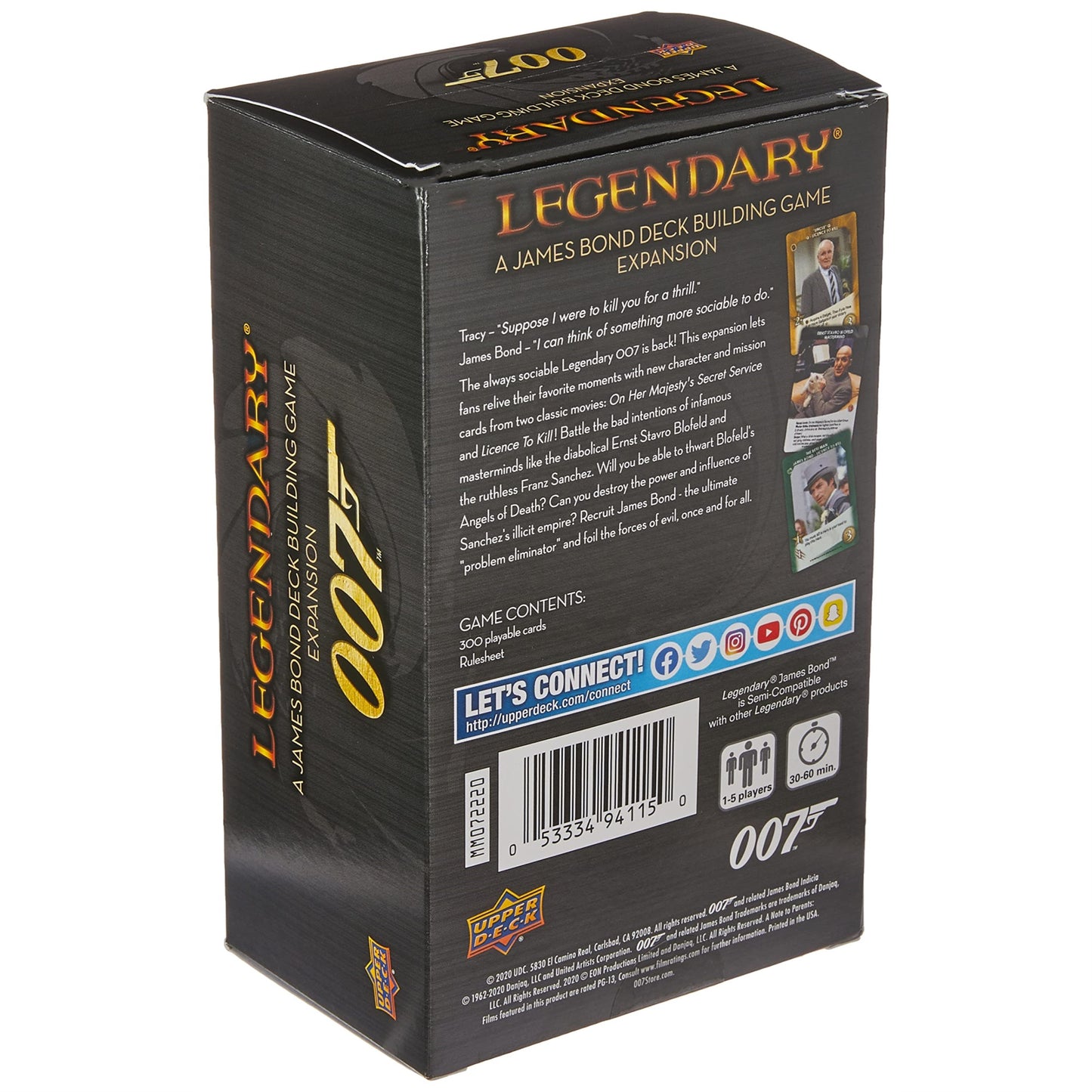 Upper Deck Authenticated Legendary: James Bond Expansion