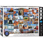 USA Globetrotter 1000 Piece Jigsaw Puzzle Eurographics
