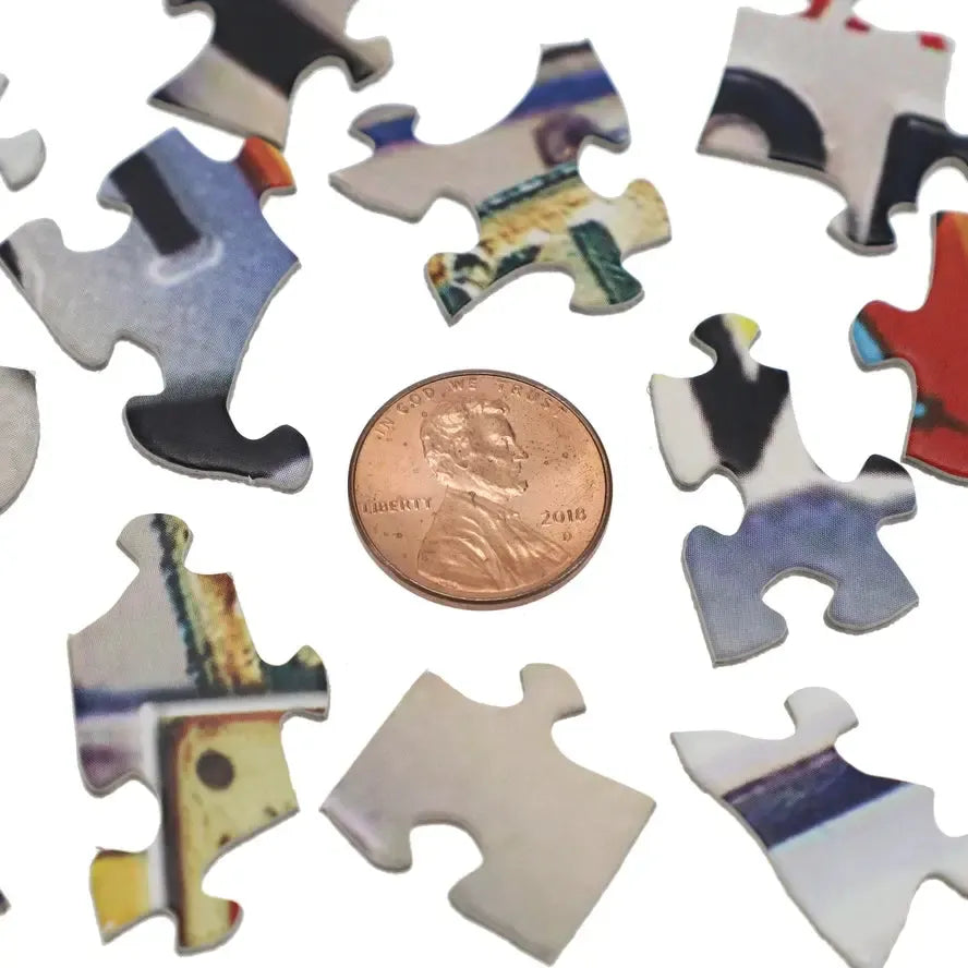 USA License Plates 1000 Piece Shaped Jigsaw Puzzle TDC