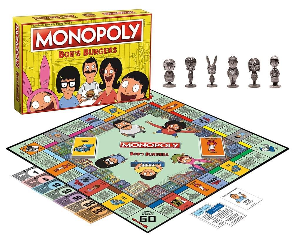 Bobs Burgers Monopoly Board game