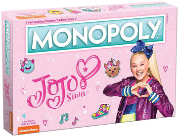 Monopoly Jojo Siwa Edition | Featuring Jojo'S Signature Bows & More | Officially Licensed & Collectible Jojo Siwa Game | Great Family Game For All Ages
