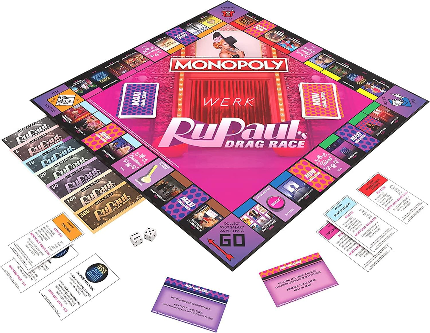 Rupauls Drag Race Monopoly Board game-New