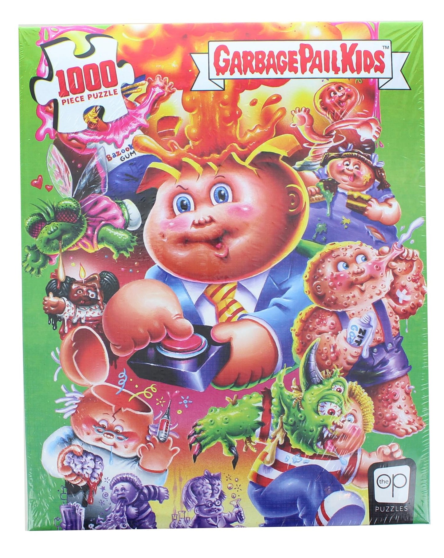 Usaopoly Garbage Pail Kids Puzzle Palooza 1000 Piece Jigsaw Puzzle | 35Th Anniversary Of Gpk | Officially Licensed Garbage Pail Kids Merchandise | Collectible Puzzle Featuring Original Gpk Favorites