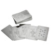 Collectible Playing Cards, Stainless Steel Playing Cards Weighing 1.4 Pounds With Lockbox - 100% Ultra-Premium Solid 0.3Mm Brushed Silver Waterproof Deck