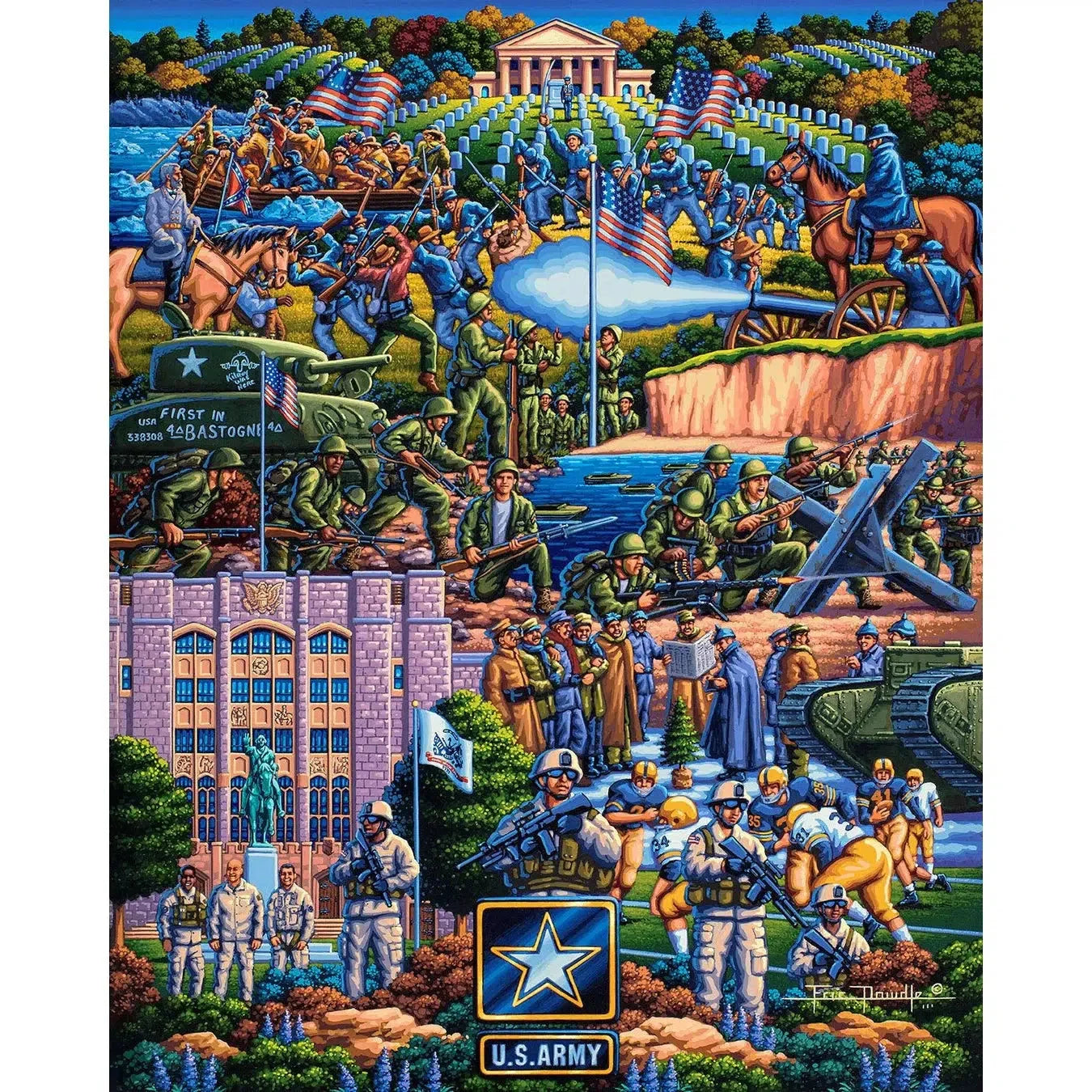U.S. Army 500 Piece Jigsaw Puzzle Dowdle