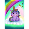 Unicorn Smile Crystal Art Notebook Kit Craft Buddy