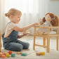 Little Feast Rattan Doll High Chair