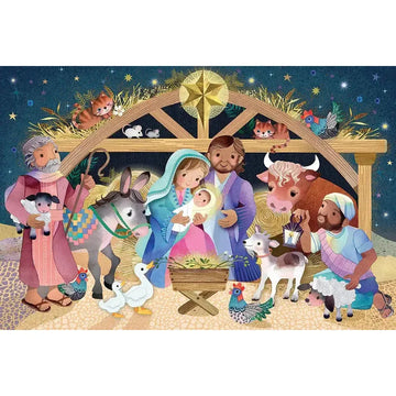 Unto Us 35 Piece Floor Jigsaw Puzzle Cobble Hill