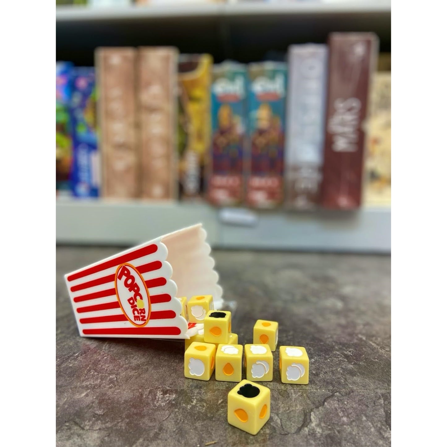 Popcorn Dice - A Game By Van Ryder Games 2-6 Players - Board Games For Family 15 Minutes Of Gameplay - Games For Family Game Nig