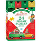 VW Christmas Advent Calendar - 24 Set of 50 Piece Mini Jigsaw Puzzles Eurographics