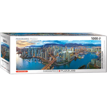 Vancouver, British Columbia 1000 Piece Panoramic Jigsaw Puzzle Eurographics