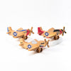 WWII Classic P-51 Mustang Wooden Toy Airplane Trio | Nominated for 2026 Astra Play Award | Made in the USA 🇺🇸