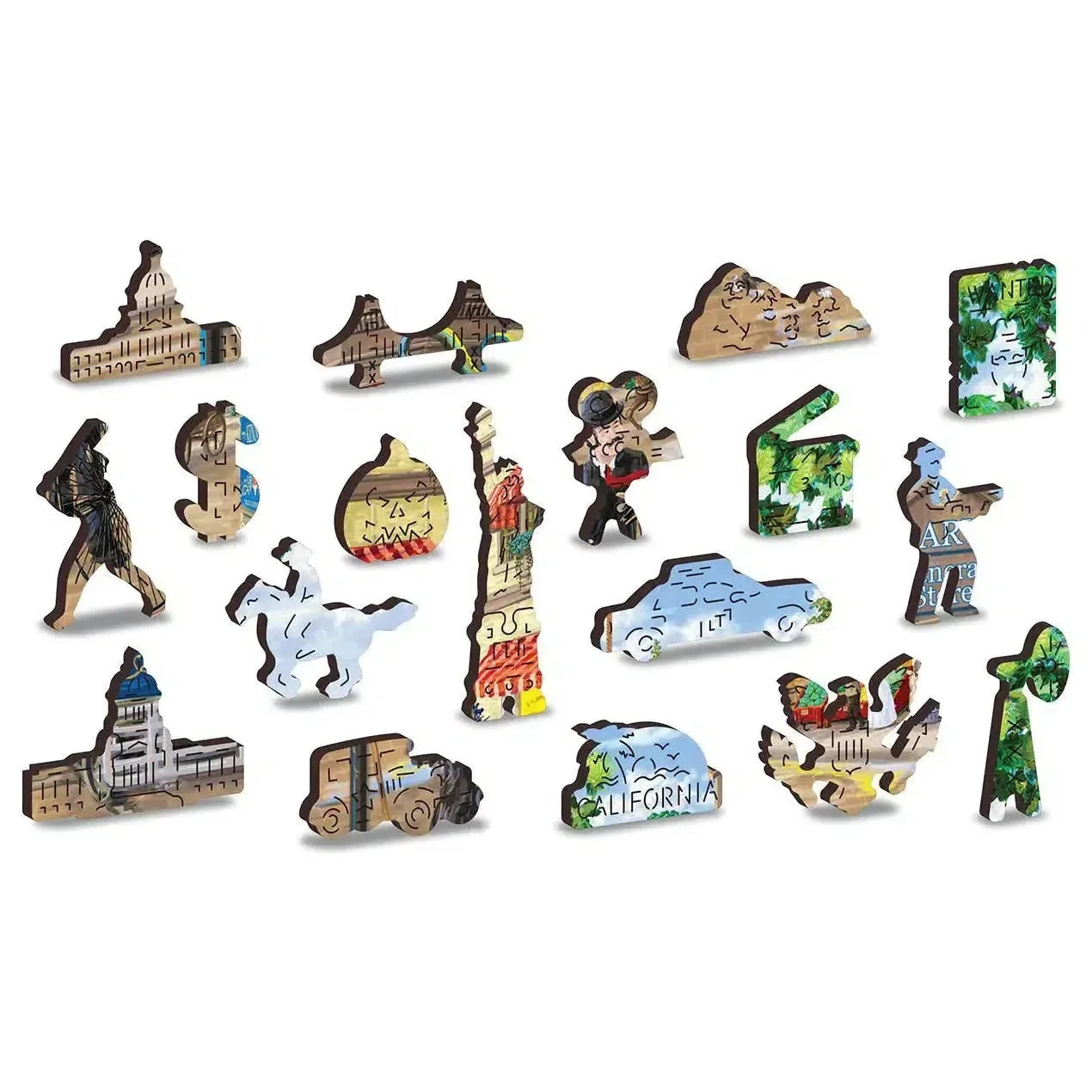 Victorian Street 200 Piece Wood Jigsaw Puzzle Wooden City