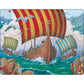 Viking Ships 64 Piece Tray Jigsaw Puzzle Larsen
