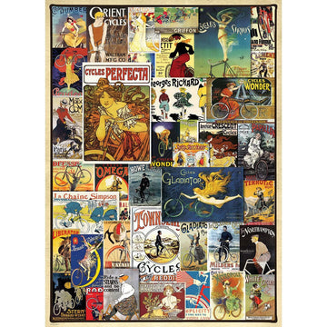 Vintage Bicycle Posters 1000 Piece Jigsaw Puzzle Eurographics