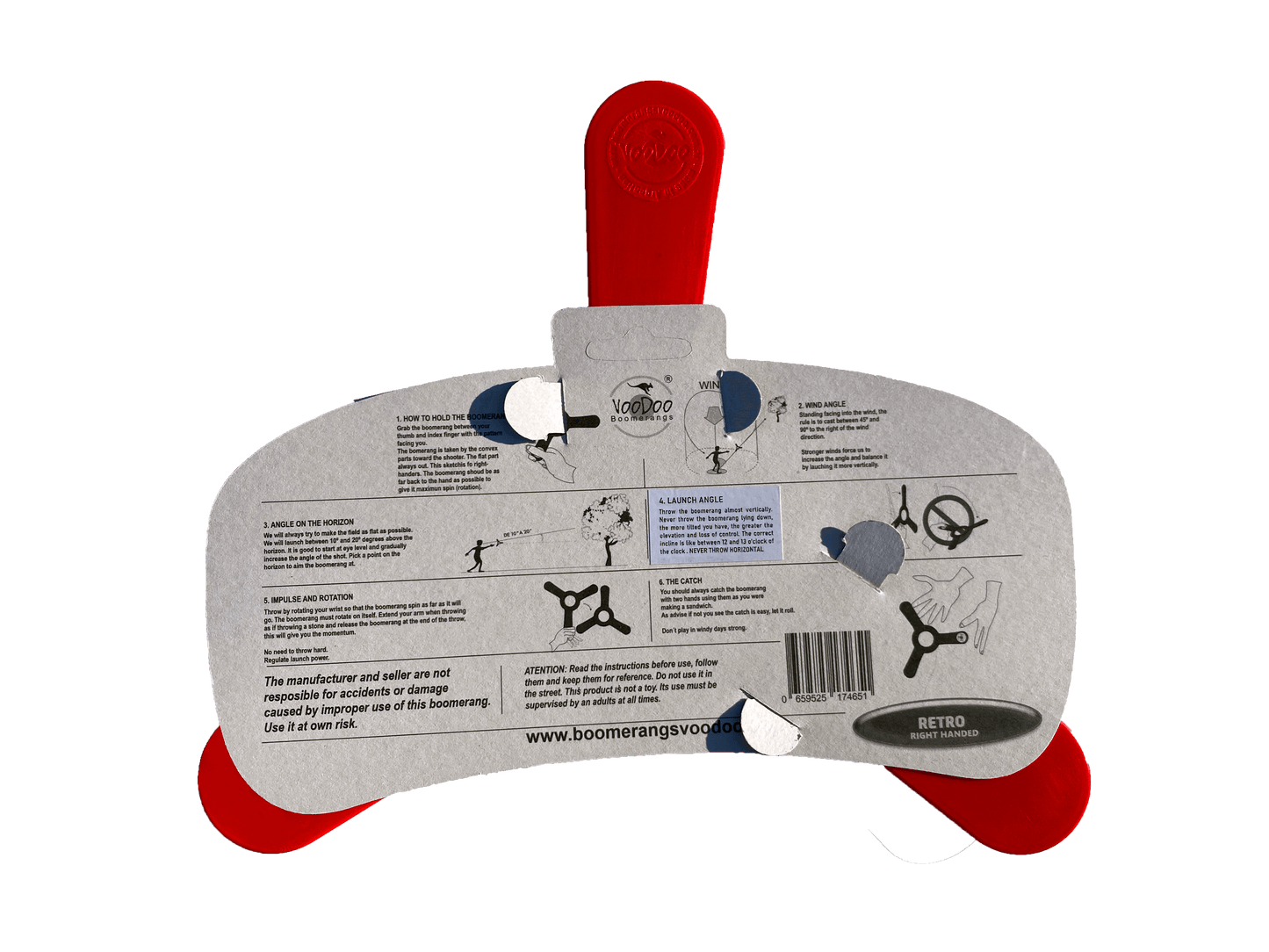Fun boomerang - Retro Boomerangs - for kids and teenagers