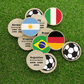 Soccer Winners Wooden Tokens | Football Fan Game Pieces (Printed USA)