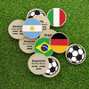 Soccer Winners Wooden Tokens | Football Fan Game Pieces (Printed USA)