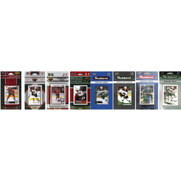 Nhl Minnesota Wild 8 Different Licensed Trading Card Team Sets