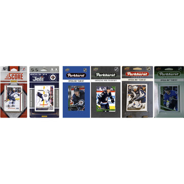 Nhl Winnipeg Jets 6 Different Licensed Trading Card Team Sets